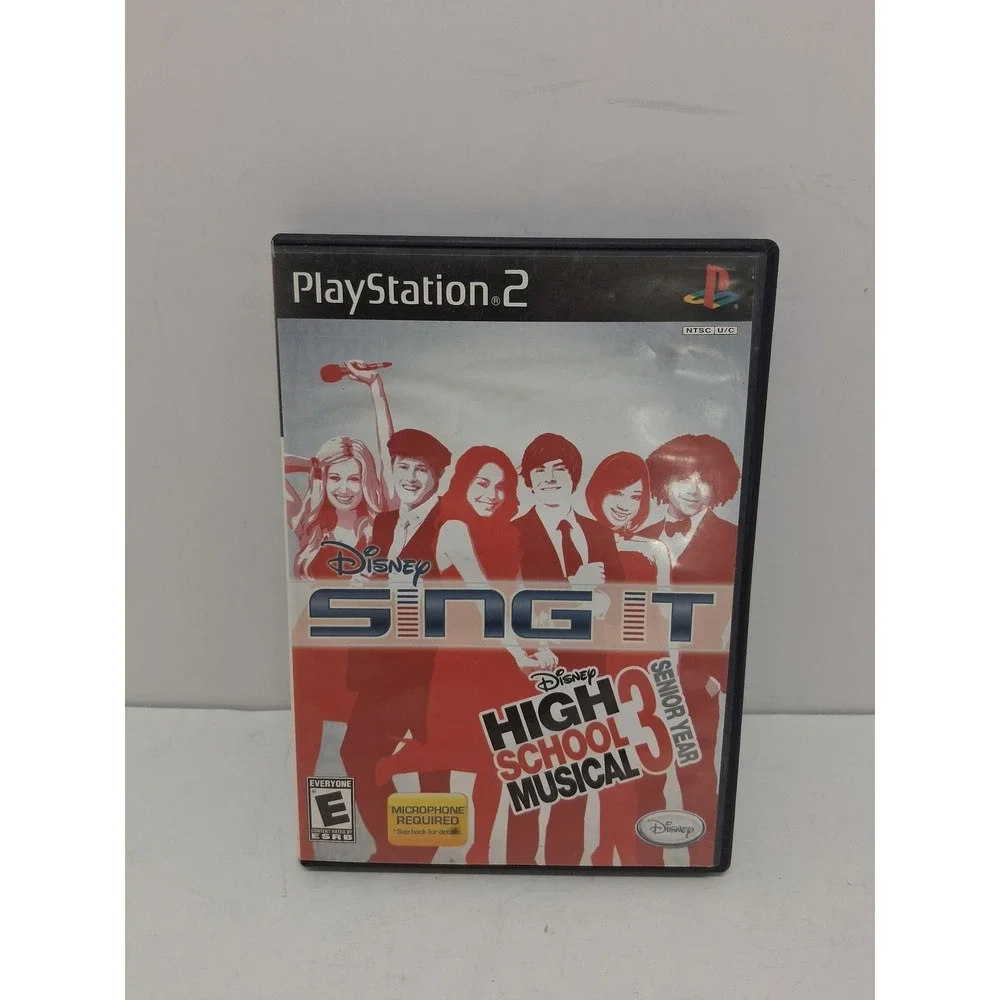 Disney Sing It High School Musical 3 Senior Year Sony PlayStation 2 PS2 Game